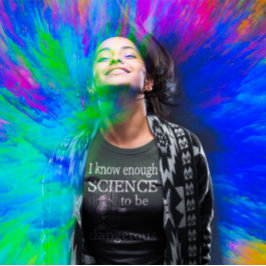 Genoeg wetenschap om gevaarlijk STEM leraar cadeau T-shirt