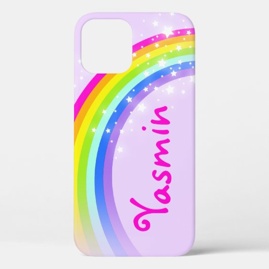 Genoemde 6 letters regenboogmeisjes ipod geval Case-Mate iPhone case (Achterkant)