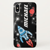 Genoemde 7-letterige raketruimtevaart Case-Mate iPhone case (Achterkant)