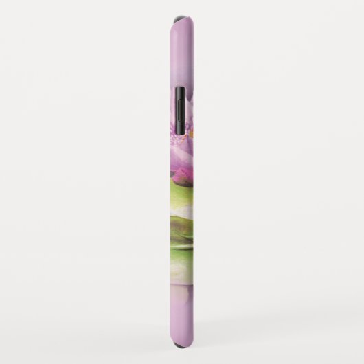Genoemde paarse roze waterleliebloem Case-Mate iPhone case (Achterkant/rechts)