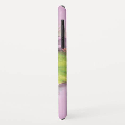 Genoemde paarse roze waterleliebloem Case-Mate iPhone case (Achterkant/links)