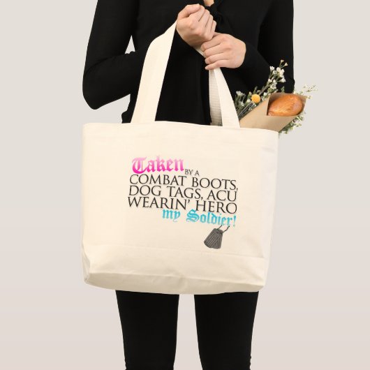 genomen grote tote bag (Voorkant (product))
