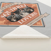 Genootschap van eekhoorns - grappige eekhoorn sherpa deken (3/4)