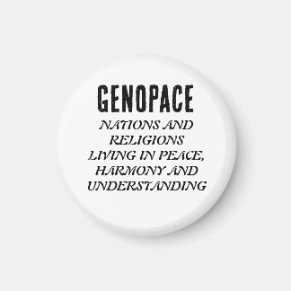 GENOPACE Naties en religies leven in vrede. Magneet