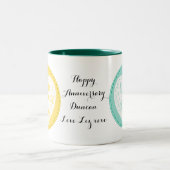 genoux d'abeilles, valentine, anniversaire, tasse (Centre)