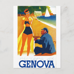 Genova Italië Toerisme Briefkaart