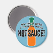 Genovoldoende hot sauce magneet (Voorkant / Achterkant)