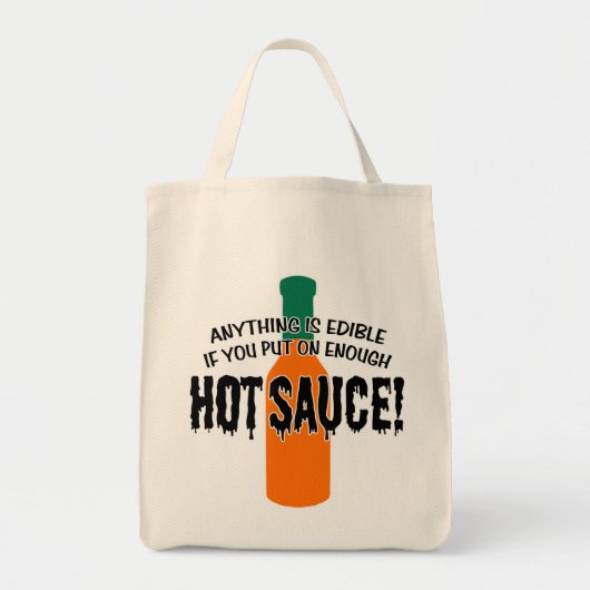 Genovoldoende hot sauce tote bag (Voorkant)