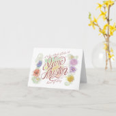 Genre de Jane Austen de carte de note de jour (Fleur jaune)