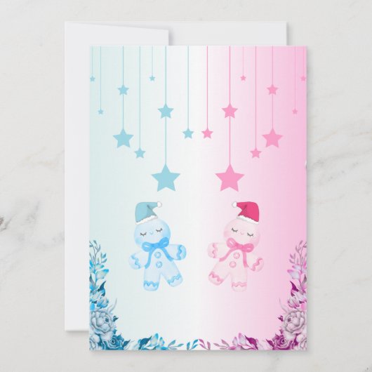 genre dévoilent les invitations de noël (Dos)