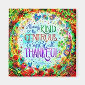 Genre Généreuse Inspiribilité Gaigne Joli Magnet (Devant)