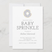 Genre Reveal Party Baby Sprinkle Donut Invitation (Devant)