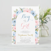 Genre Révéler Arc floral Invitation (Debout devant)