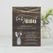 Genre Révéler BBQ Invitation BBQ Bébé Q Barbeque (Debout devant)