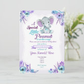 Genre Révéler l'arachide Invitation Purple Turquoi (Debout devant)