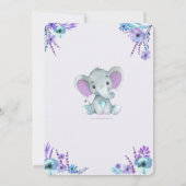 Genre Révéler l'arachide Invitation Purple Turquoi (Dos)