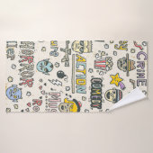 Genres de film. Spectacles TV, série Funny Doodle  (Serviette de bain)