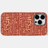 Genres de musique Word Collage coque (Verso (horizontal))