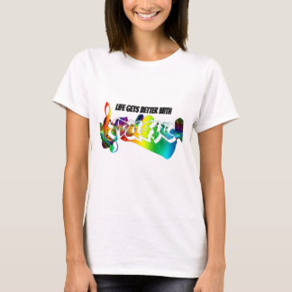  genres van muziek t-shirt