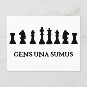 GENS UNA SUMUS BRIEFKAART