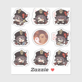 Genshin Impact: Hu Tao Stickers