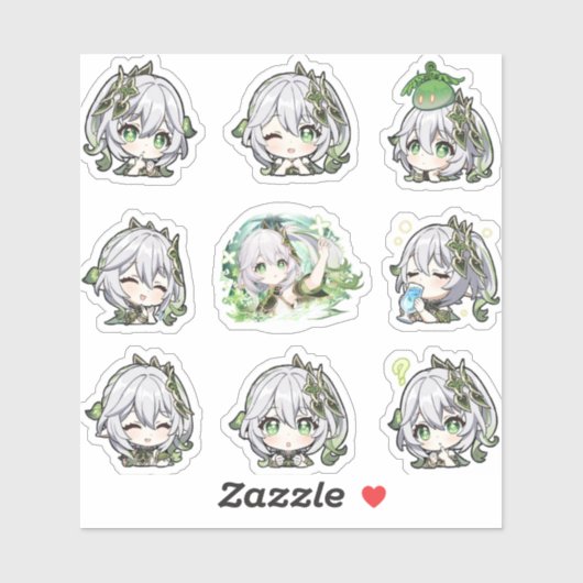 Genshin Impact: Nahida Stickers (Vel)