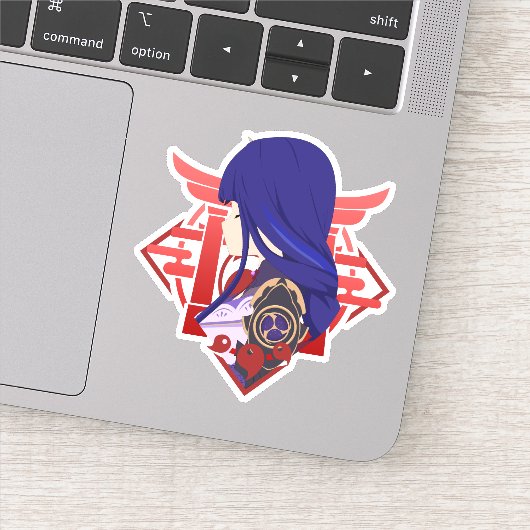 Genshin Impact Raiden Shogun Ei Sticker (Detail)