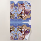 Genshin Impact Shenhe Strandlaken (Voorkant)