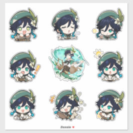 Genshin Impact Venti Stickers