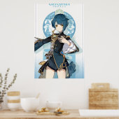 Genshin Impact Xingqiu Poster (Keuken)