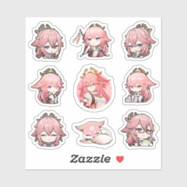 Genshin Impact Yae Miko Stickers