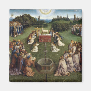 Gent Altarpart (details), Van Eyck Brothers Magneet