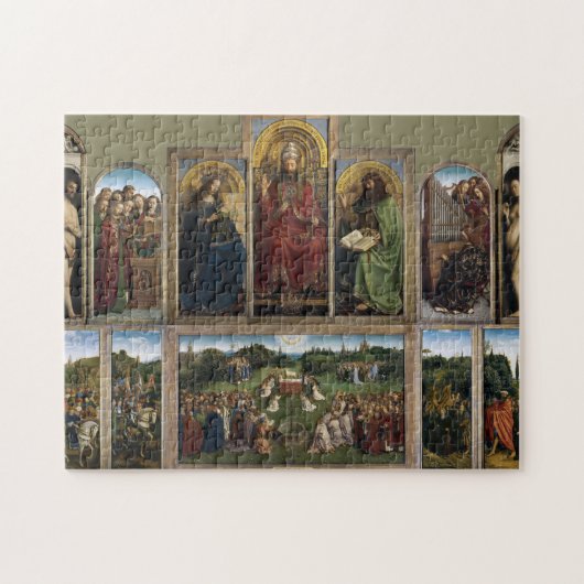 Gent Altarpart, Van Eyck Brothers Legpuzzel (Horizontaal)
