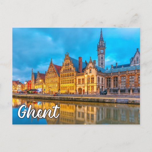 Gent, België Briefkaart (Voorkant)