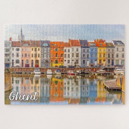 Gent, België Legpuzzel (Horizontaal)