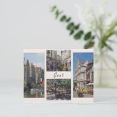 Gent - Briefkaart (Staand voorkant)