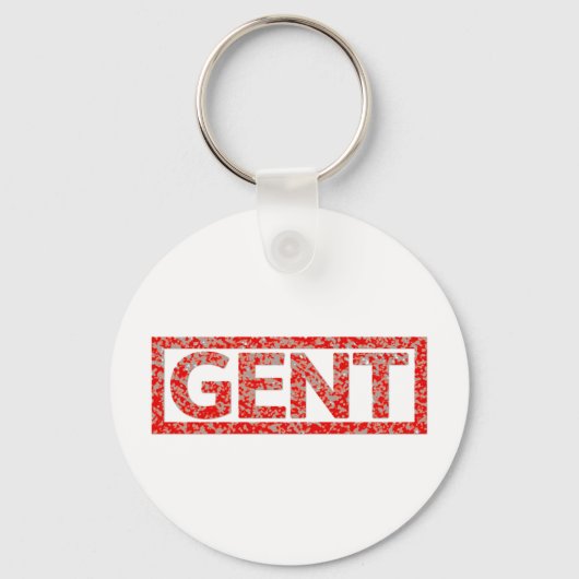Gent Stamp Sleutelhanger (Voorkant)