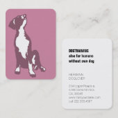 Gentel Great Dane Visitekaartje (Voorkant / Achterkant)