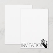 Gentelmen Uitnodiging (Voorkant / Achterkant)