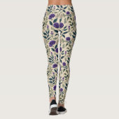 Gentian Blue  Floral Leggings (Achterkant)