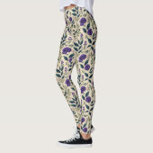 Gentian Blue  Floral Leggings (Links)