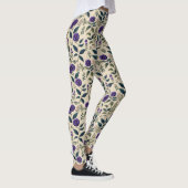 Gentian Blue  Floral Leggings (Rechts)