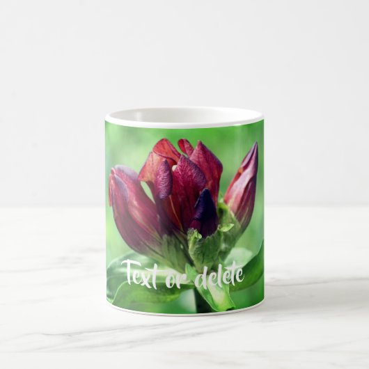 Gentian Flower - Aangepast Koffiemok (Center)