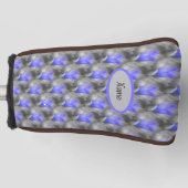 Gentian Flower Art Pattern Personalized Golfheadcover (Voorkant)