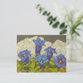 Gentian Flower Briefkaart (Staand voorkant)