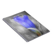Gentian-ventilator in zwart-wit Notitieboek (Rechterzijde)