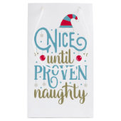 Gentil jusqu'au sac vilain prouvé de cadeau de (Dos)