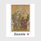 Gentile da Fabriano - Coronatie van de Maagd Sticker (Vel)