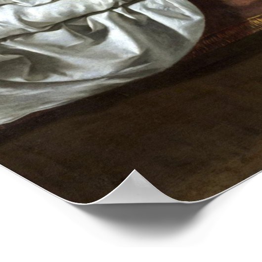 Gentileschi - Joseph en Potiphar's vrouw Poster (Hoek)