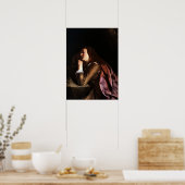 Gentileschi - Magdalene Penitent Poster (Keuken)